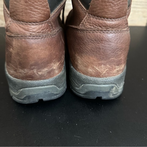 Wolverine Brown Leather Slip Resistant Mens Waterproof Work Boots‎ 13 EW *READ* - Picture 4 of 11